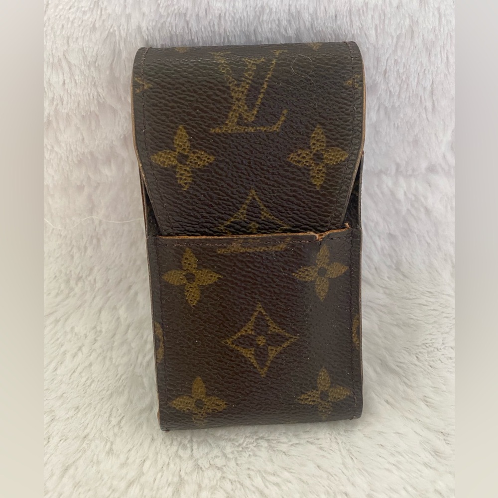 Louis Vuitton Brown Monogram Cosmetic Case